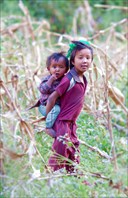 18.11.2009 г. Дети на кукурузном поле. Philim, Gorkha District, 